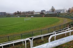 FKedysi prominentné Dynamo sa muselo vrátiť na svoj archaický štadión Sportforum Steffenstrasse. oto: Autor