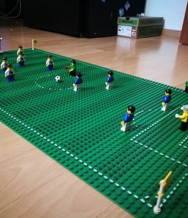LEGO futbal